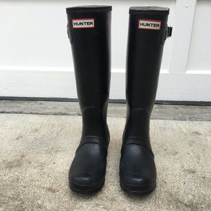 Hunter Tall Rain Boots - Matte size 6 (US)